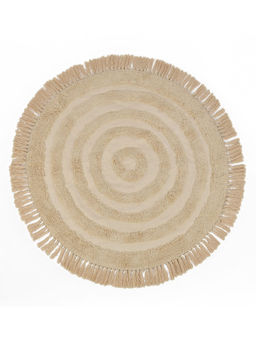 Sashaa World - Circular Patterned Cotton Tufted Rug