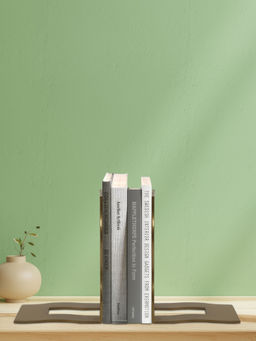 Metalsmith - Iron Book Ends - Set Of 2 Decorative Metal Bookends For Shelves