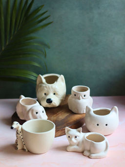 WEAVING HOMES - Perfect Planters Set (For The Price Of 5) Indoor Planters