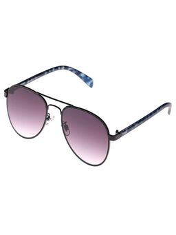 Gio Collection - UV Protected Aviator Unisex Sunglasses - Purple