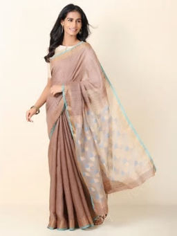 Fabindia - Silk Matka Jamdani Sari