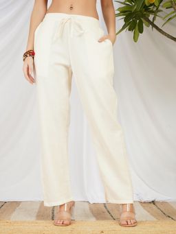 BOHOLYFE - Coralie Pearl Mist Bohemian Cotton Pant
