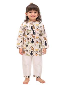 Mama & Peaches - Rainforest Animals Kurta & Pyjama (Set of 2)