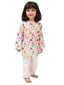 Mama & Peaches - Tropical Fruits Kurta & Pyjama (Set of 2)