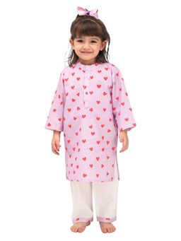 Mama & Peaches - Love Kurta & Pyjama (Set of 2)