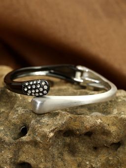 Anika's Creations - Anika's Creation Dual Tone Stone Studded Plated Designer Bracelet