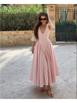 Loveable Creations By Muskan - Isba Halter Neck Maxi Dress