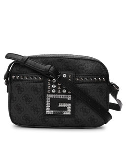 Guess - LOGO BLING Black Sling Bag