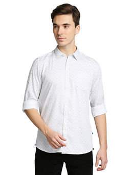 Parx - White Printed Shirt