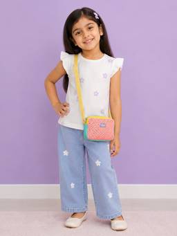 Mi Arcus - Multicolor Stylish Mini Sling Bag – Travel Bag For Baby Girls (2 Years+)
