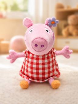 Mi Arcus - Peppa Pig Design Theme Soft Toy-Red