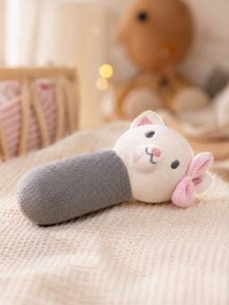 Mi Arcus - Cat Theme Rattle Toy- Grey