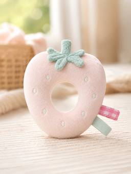 Mi Arcus - Strawberry Shape Rattle Soft Toy (0-24 Months)
