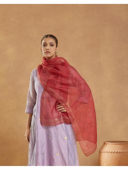 Fabindia - Maroon Silk Stole