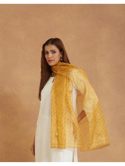 Fabindia - Mustard Silk Stole