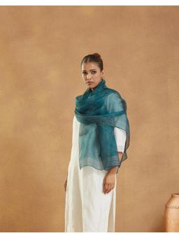 Fabindia - Blue Silk Stole