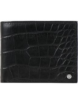 Hidesign - Cro Mel Ran- Black Bi-Fold Wallet