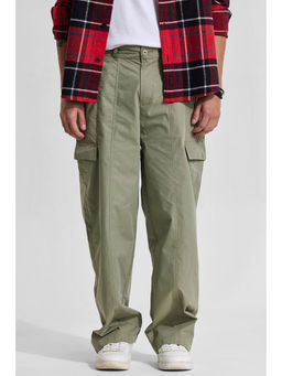 Snitch - Olive Loose Fit Cargo Pant