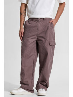 Snitch - Mauve Loose Fit Cargo Pant