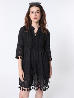 RAREISM - Andarin Lace Tiered Dress