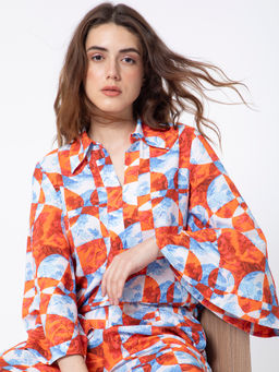 RAREISM - Crawford Abstract Print Shirt