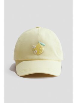H&M - Girls Yellow Cotton Twill Cap
