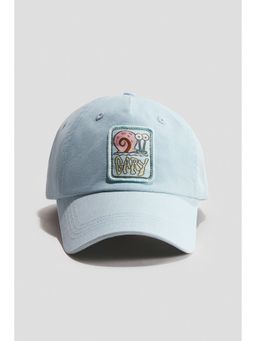 H&M - Boys Blue Embroidered-Motif Cotton Twill Cap
