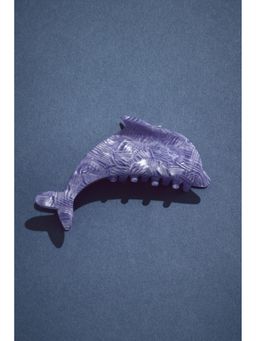 H&M - Women Purple Dolphin-Shaped Hair Claw