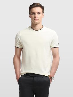 Arrow Sports - White Regular Fit Solid T-Shirt