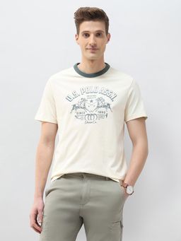 U.S. Polo Assn. Denim Co. - White Brand Printed Motel On The Coast T-Shirt