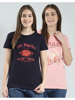 Monte Carlo - Womens Printed Top (Pack of 2) (S)