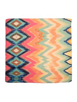 The Tie Hub - Multi Zig-Zag Print Pocket Square