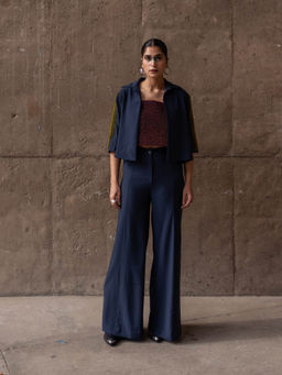 SOMYA GOYAL - Space Blue Trousers