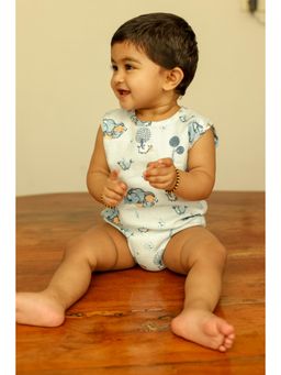Bhaakur - Elephant Clan Muslin Onesie