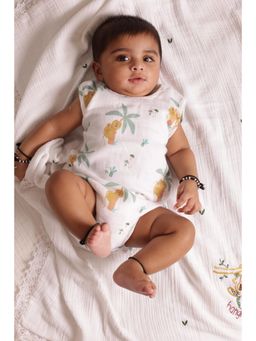 Bhaakur - Monkeying Around Muslin Onesie
