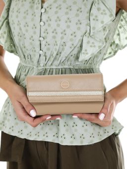 ESBEDA - Women Beige Classic Elegance Wallet (S)
