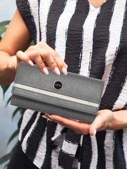 ESBEDA - Women Grey Classic Elegance Wallet (S)