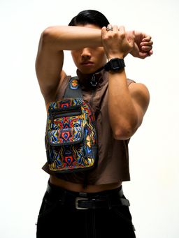 FETTI - Kosmic Immersion Noir Sling Bag (M)