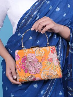 Horra - Womens Handcrafted Sequined Clutch - Multi-Color (M)