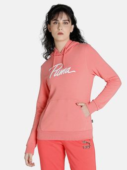 Puma - Graphic Crew 5 Women Pink Sweatshirt