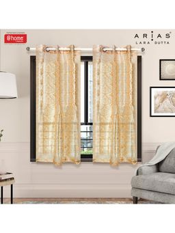 At Home by Nilkamal - Arias Luxuria Sheers Window Curtain Off White (Set of 2)