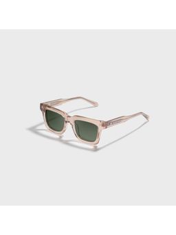 SAM AND MARSHALL - Duke Acetate Polarized 400UV Protection Square Green Sunglasses