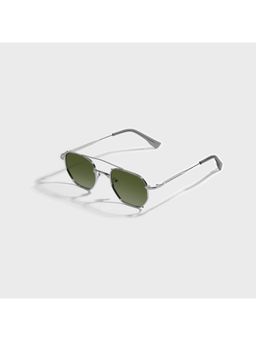 SAM AND MARSHALL - Jason Metal Polarized 400UV Protection Wayfarers Green Sunglasses