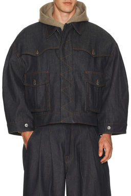 Art Community - Reversible 7 Pocket Japanese Denim Jacket