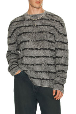 ALLSAINTS - Dissolved Crew Neck Sweater