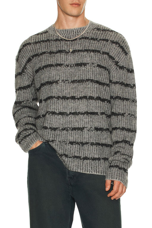 ALLSAINTS Dissolved Crew Neck Sweater