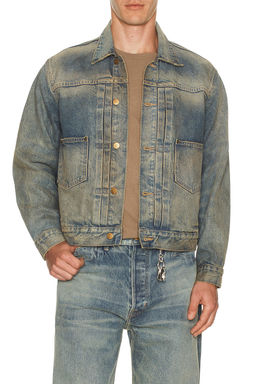 Brain Dead - 1 4.75oz Denim Trucker Jacket