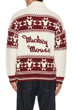 Barefoot Dreams - Disney Mickey Fair Isle Zip Sweater