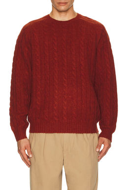 Beams Plus - Crew Cable 5g Sweater