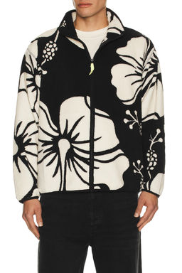 Duvin Design - Hibiscus Full Zip Sherpa Jacket